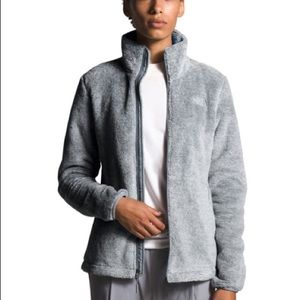 Grey North Face Zip Up